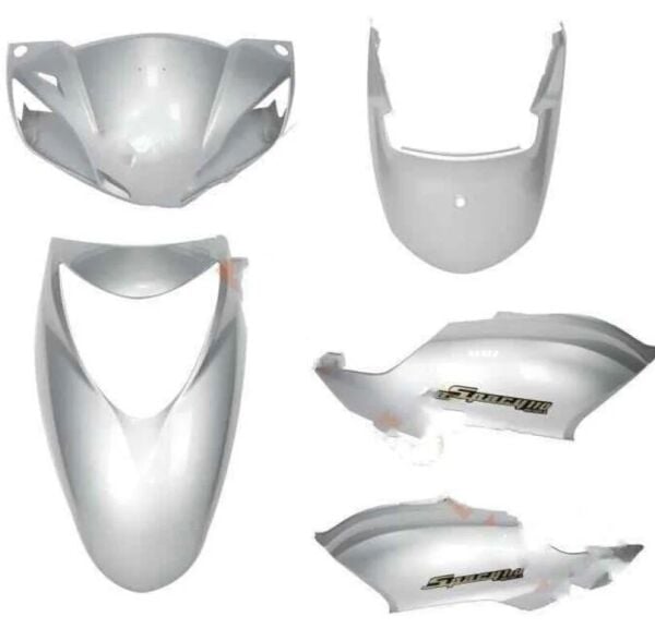 Kaporta Seti Gri [sadece Boyalı Parçalar] - Honda Spacy 110cc