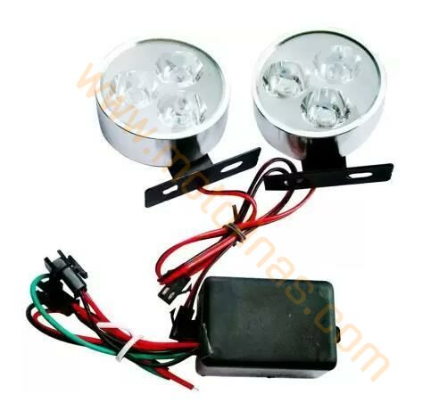 MOTOSİKLET SİNYAL LED DEKORATİF [KIRMIZI] TAKIM - MUHTELİF