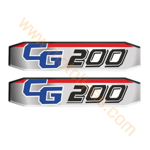 YAN KAPAK DAMLA STİCKER CG200 YAZILI 2 li SET