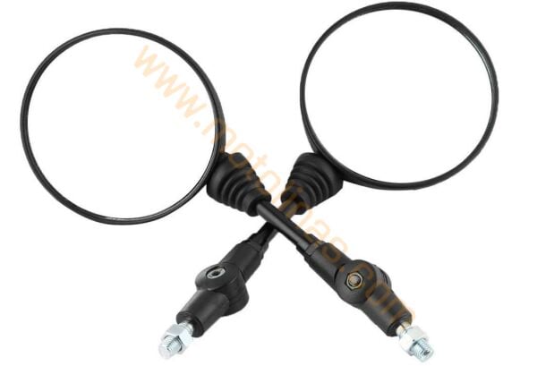 Motosiklet Katlanır Ayna Enduro - Motocross 10mm Siyah