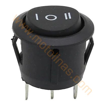 DÜĞME [YUVARLAK] ÇIT ÇIT [3 PİN] ON OFF ON ANAHTARI - UNİVERSAL
