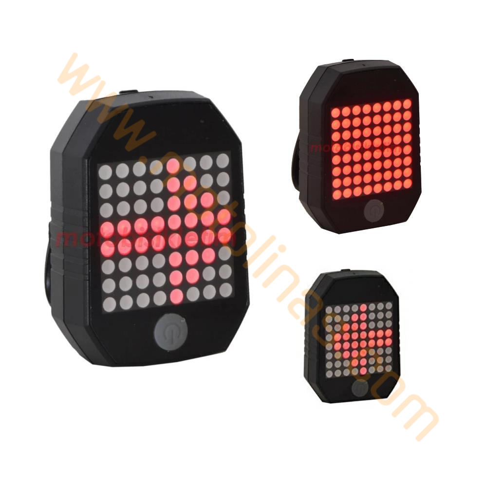 ARKA STOP LEDLİ [64 CHIPS - USB ŞARJLI - HAREKET SENSÖRLÜ]