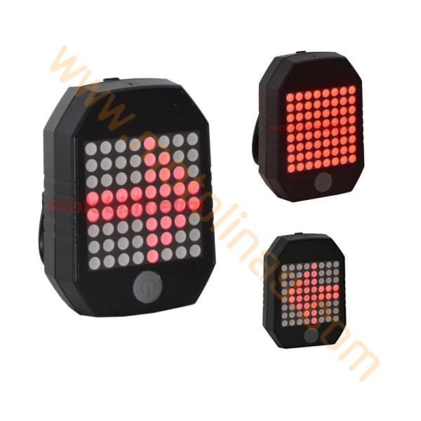 ARKA STOP LEDLİ [64 CHIPS - USB ŞARJLI - HAREKET SENSÖRLÜ]