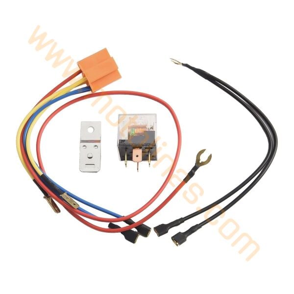 Motosiklet Korna Rolesi Kablo Dahil Set, Korna Çalma Rolesi