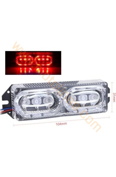 Motosiklet Dekoratif Arka Led Lamba Su Geçirmez Her Motosiklet İle Uyumlu