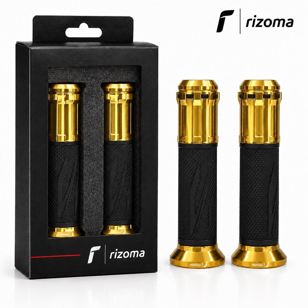 Rizoma Premium Motosiklet Elcik Takımı Gold Model 021 Universal 22 mm Gidon Uyumlu