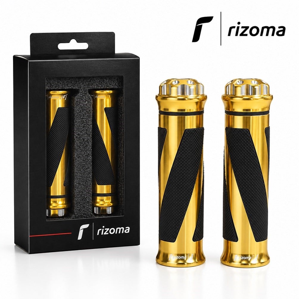 Rizoma Premium Motosiklet Elcik Takımı Gold Model 025 Universal 22 mm Gidon Uyumlu