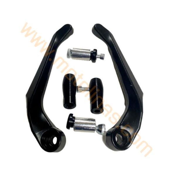 MOTOSİKLET MANET KORUMA ALEMİNYUM SİYAH - UNİVERSAL