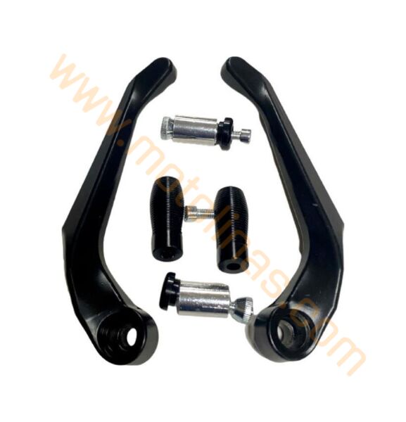 MOTOSİKLET MANET KORUMA ALEMİNYUM SİYAH - UNİVERSAL