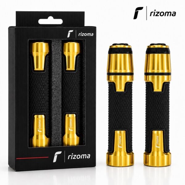 Rizoma Premium Motosiklet Elcik Takımı Gold Model 030 Universal 22 mm Gidon Uyumlu