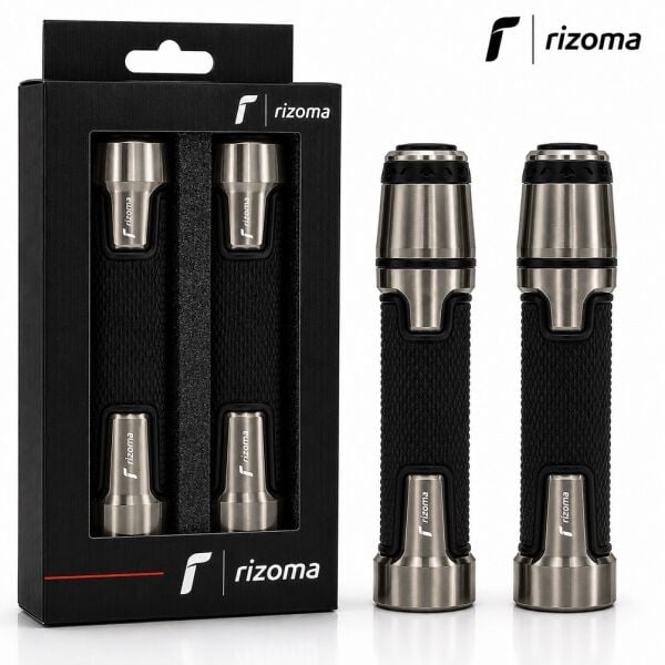 Rizoma Premium Motosiklet Elcik Takımı Titanyum Model 031 Universal 22 mm Gidon Uyumlu