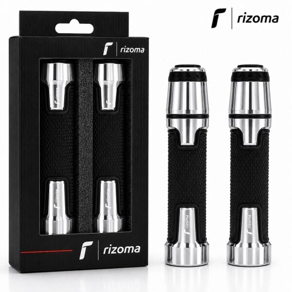 Rizoma Premium Motosiklet Elcik Takımı Krom Model 032 Universal 22 mm Gidon Uyumlu