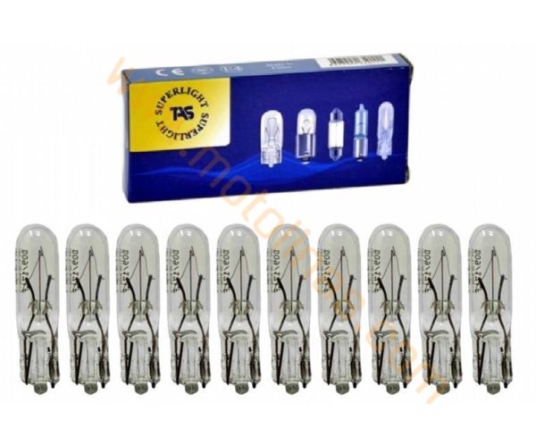 MUHTELİF T5 1.2W MİNİ GÖSTERGE AMPULÜ 12V 10 ADET