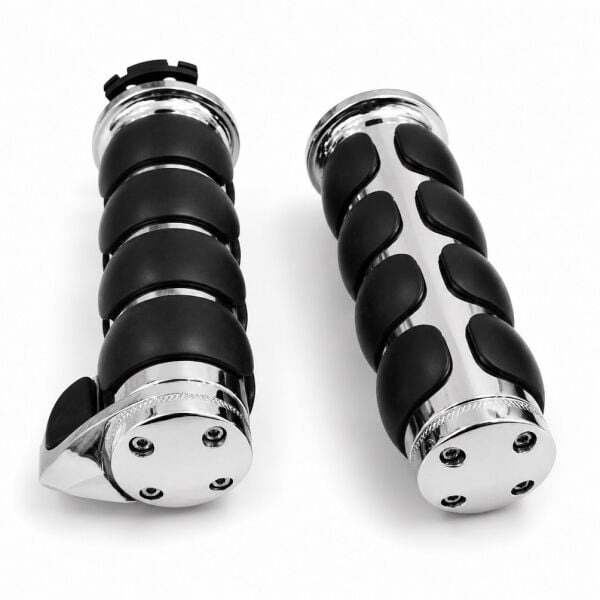 Rizoma Premium Motosiklet Elcik Takımı Chopper Cruiser Model Universal 22 mm Gidon Uyumlu Siyah
