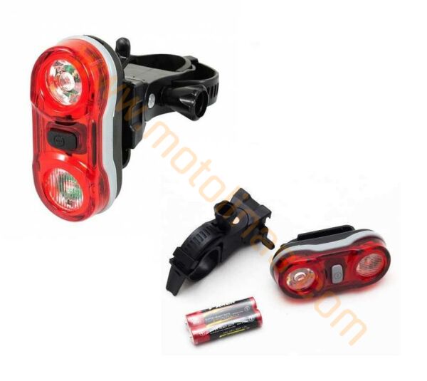 ARKA STOP 2 LED Lİ - OPTİK CAMLI - 3 FONKSİYONLU - SU GEÇİRMEZ [PİL DAHİL] RCTS-695