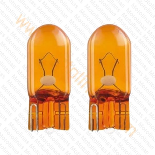 Turuncu T10 Dipsiz Park ve Gösterge Ampulü 12V 5W – 10’lu