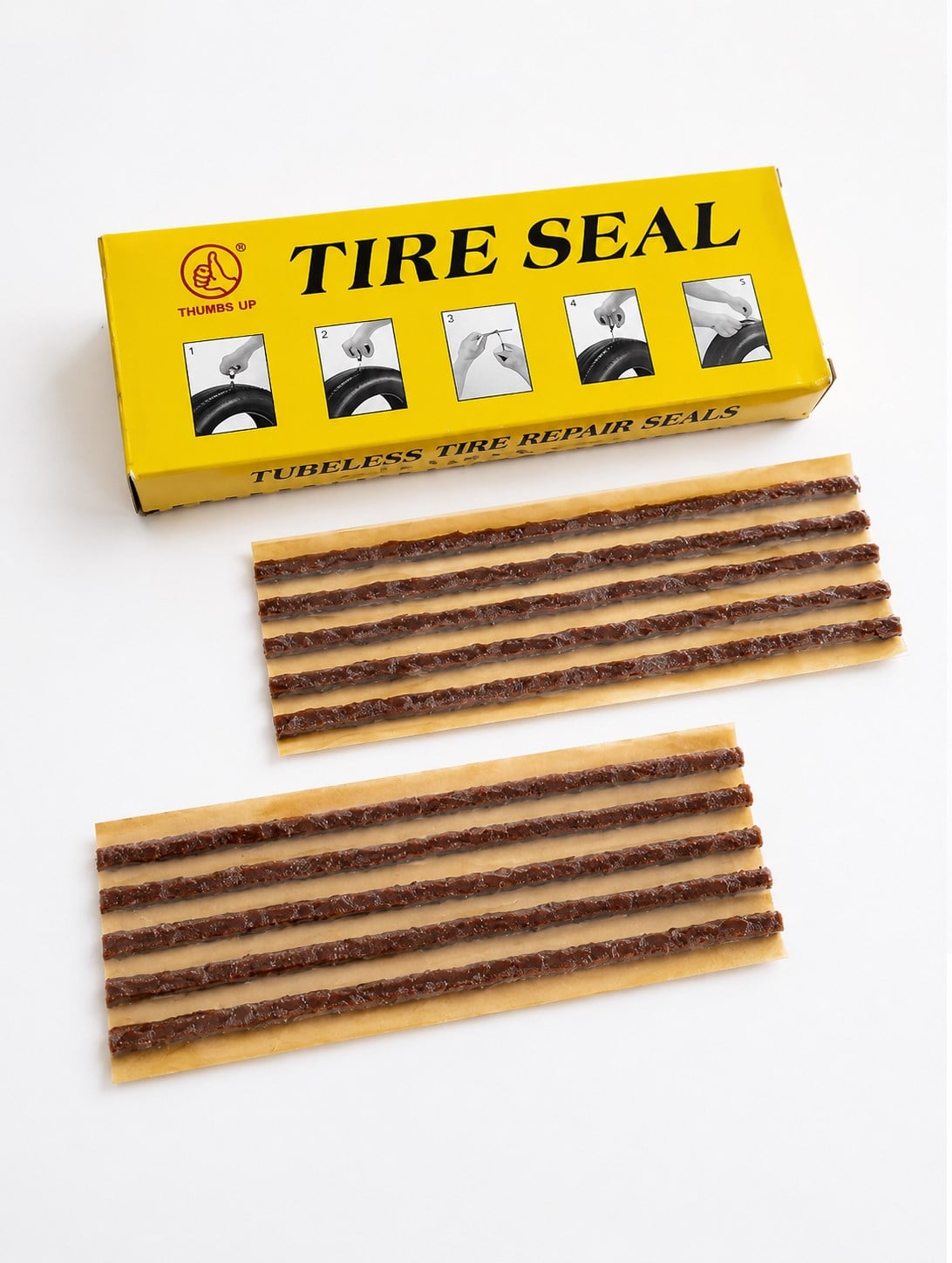 Thumbs-Up Tubeless Lastik Tamir Fitili Uzun 10 Adet Motosiklet Otomobil Universal