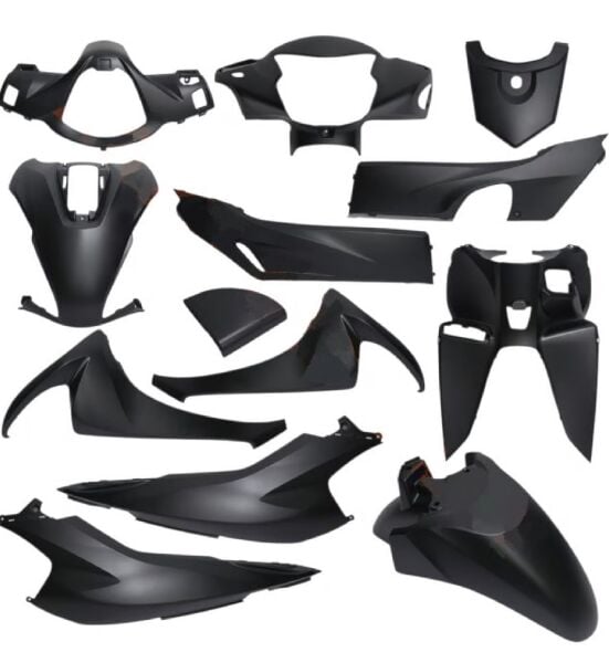 Kaporta Set [mat Siyah] - Honda Dio