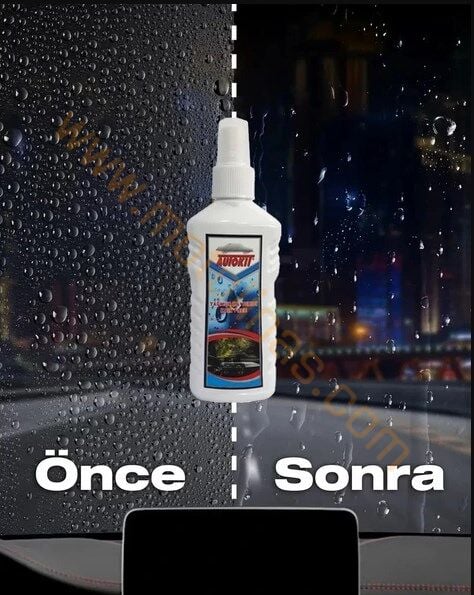 Kask Cam Yağmur Kaydırıcı Sprey 200 Ml - Universal