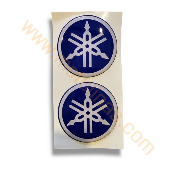 MOTOSİKET DAMLA STİCKER YAMAHA AMBLEM 4.5cm MAVİ
