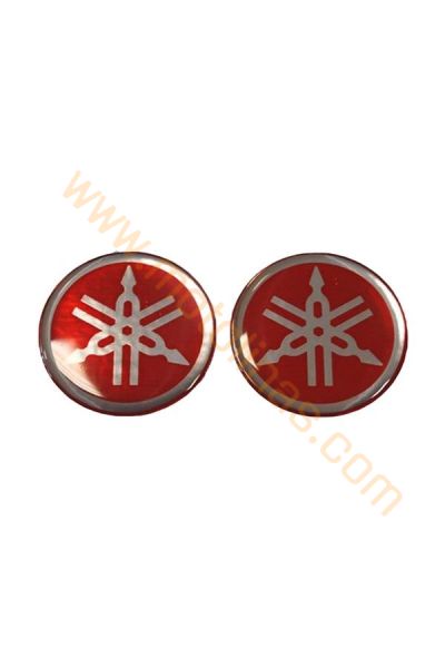 MOTOSİKET DAMLA STİCKER YAMAHA AMBLEM 4.5cm KIRMIZI