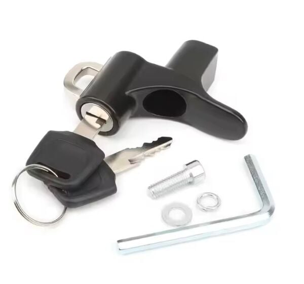 Scooter Uyumlu Kask Kilidi + Askı Aparatlı - İthal
