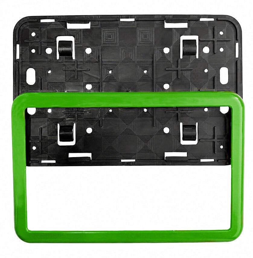 Plakalık Plastik 26cmx17cm İthal Modifiye  [yeşil Çerçeve] - Motosiklet,atv,universal