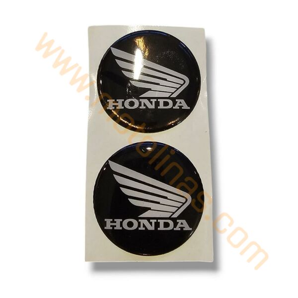 MOTOSİKET DAMLA STİCKER HONDA AMBLEM 4.5cm SİYAH