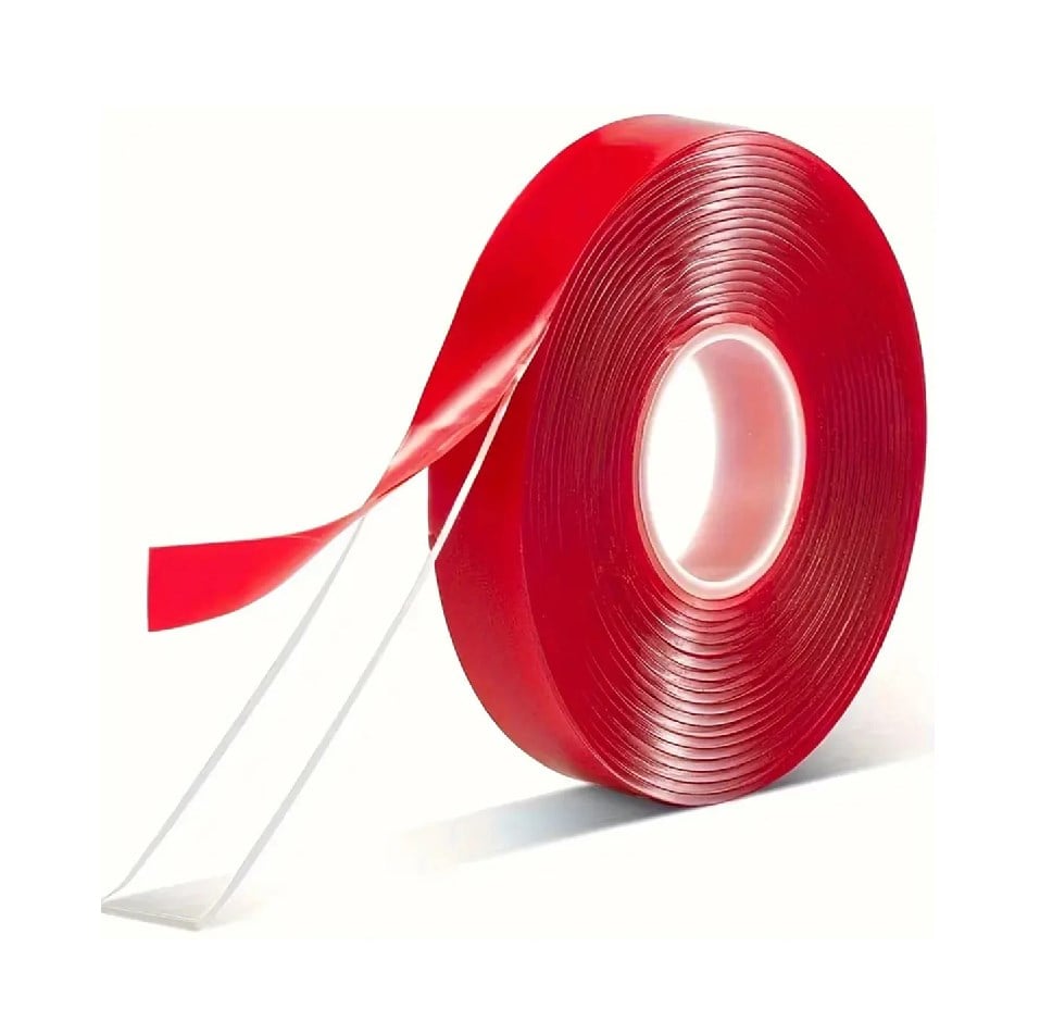 Çift Taraflı Yapışkan Şeffaf Bant [10mm -5 Metre ] Ultra Güçlü - Universal