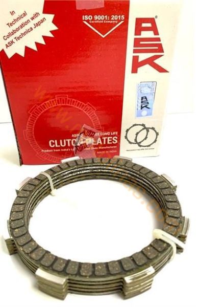 YBR 125 CBF 150 CG DEBRİYAJ BALATASI 5 Lİ SET ASK ORJİNAL, CG DEBRİYAJ BALATASI
