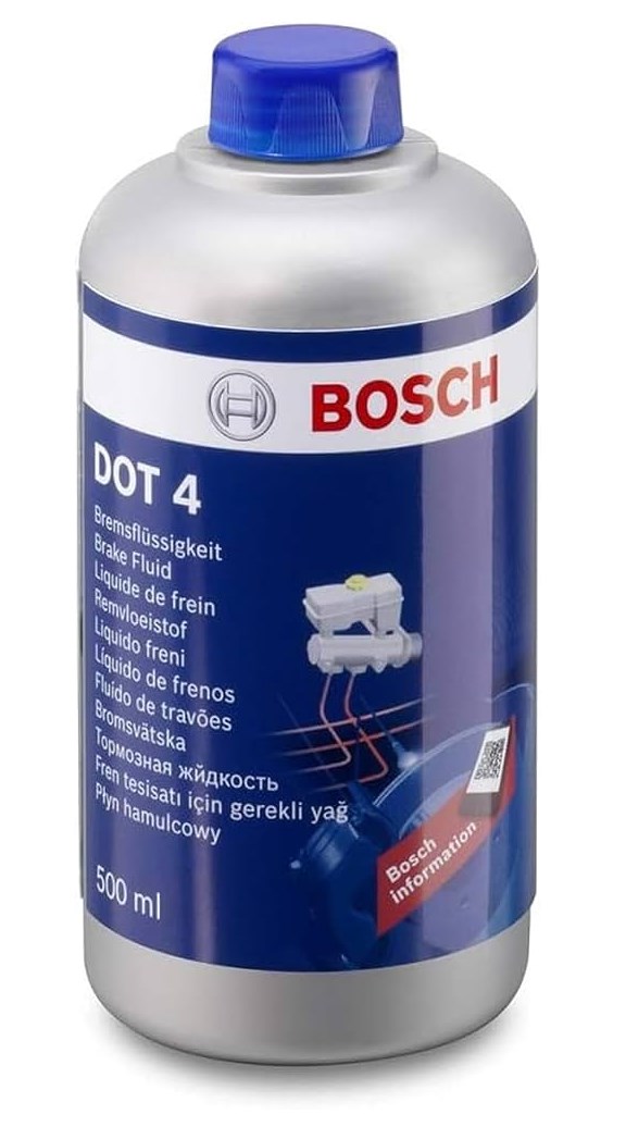 Bosch DOT 4 Fren Hidroliği 500 ML Motosiklet ve Otomobil Uyumlu