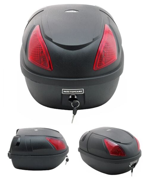 LNS Moto Volta VSM Uyumlu Arka Çanta Kilitli Reflektörlü E-Bike Topcase