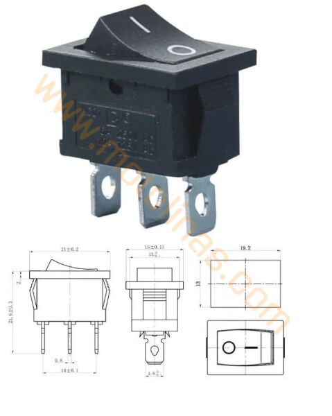 ON OFF MİNİDÜĞME ÇIT ÇIT [3 PİN] ON OFF ANAHTARI , MİNİ DÜĞME 3 KADEME