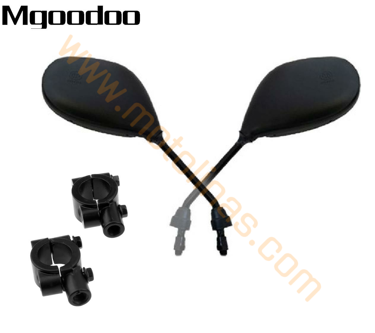 MOTOSİKLET EBİKE ATV AYNA TAKIMI KELEPÇELİ