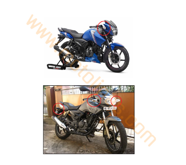 TVS APACHE RTR 180 SİNYAL [TAKIM] E BELGELİ