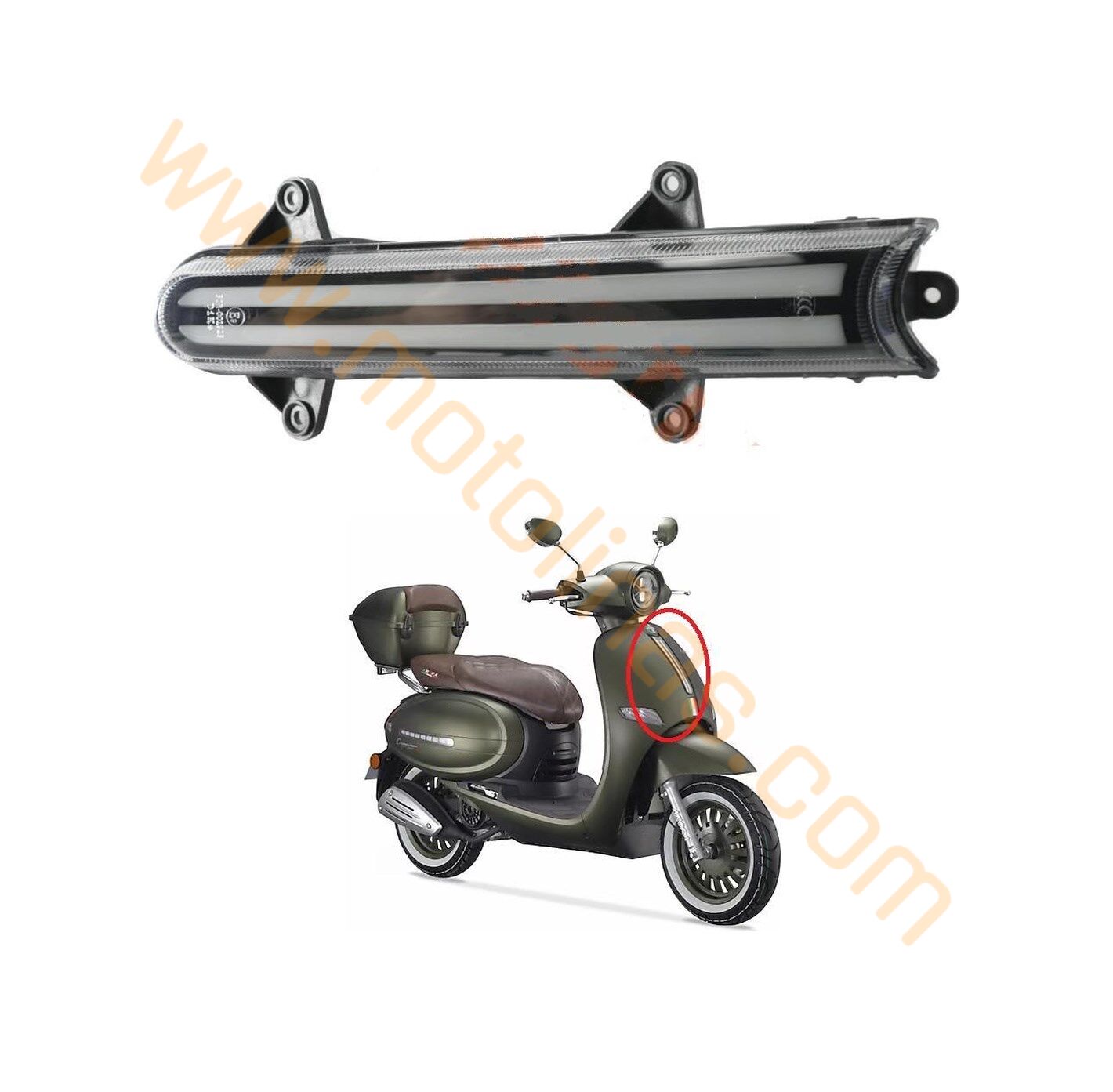 Arora Cappucino 50cc / 125cc Ön Orta Park Lambası, Arora Cappucino Ön Led