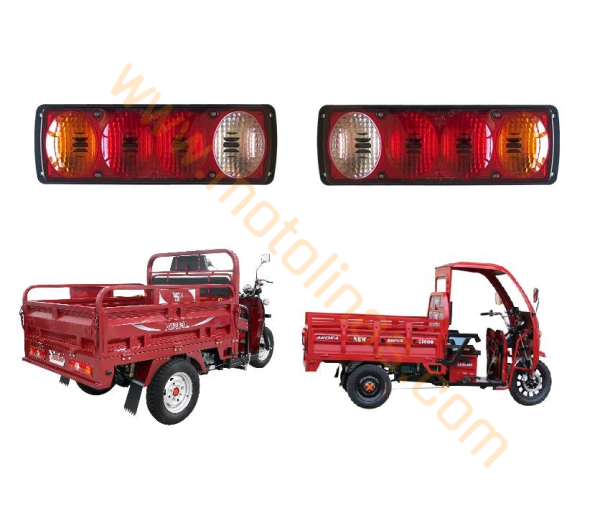 ELEKTRİKLİ BİSİKLET KASALI STOP LAMBA 2,96 cm x 10,40 cm ( TAKIM )