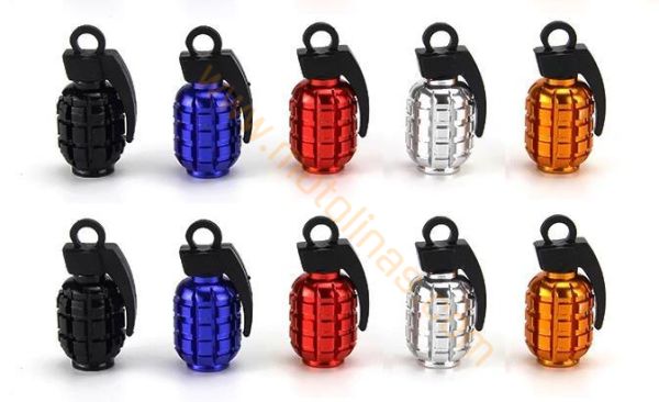 Motosiklet bisiklet scooter sibop kapağı renkli El Bombası aksesuar 2 li