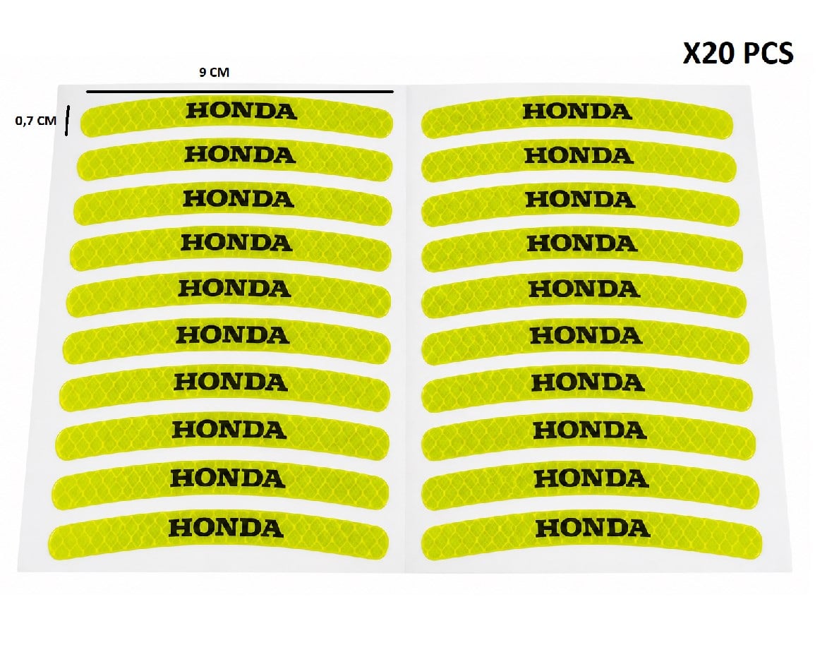 Honda Jant Şeridi [ithal Özel Ürün] 20 Adet 2 Jant İçin