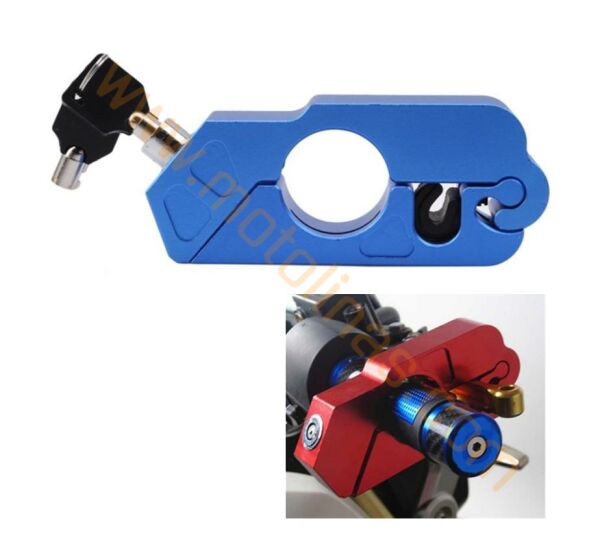 MOTOSİKLET GİDON DİREKSİYON KİTLEME APARATI CNC MAVİ