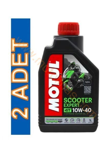 Motul Scooter Expert 10W-40 MA 4T 4 Zamanlı Motorsiklet Yağı 2X1 L