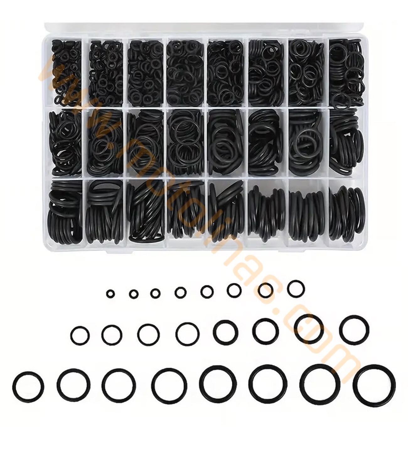 O Ring Kauçuk Sızdırmaz Conta Seti 775 Parça 24 Ölçü Kutulu İthal Universal