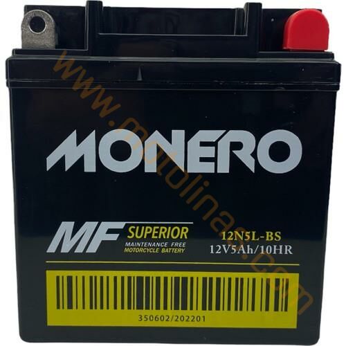 Monero Motosiklet Aküsü 12v 5a Cup Ybr Serisi Uyumlu