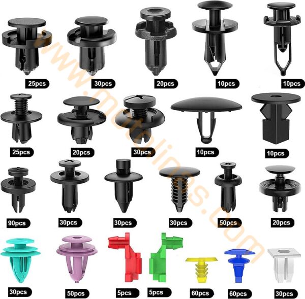 Kaporta Klips Seti Kutulu 725 Parça Sökme Aparatları Dahil Universal