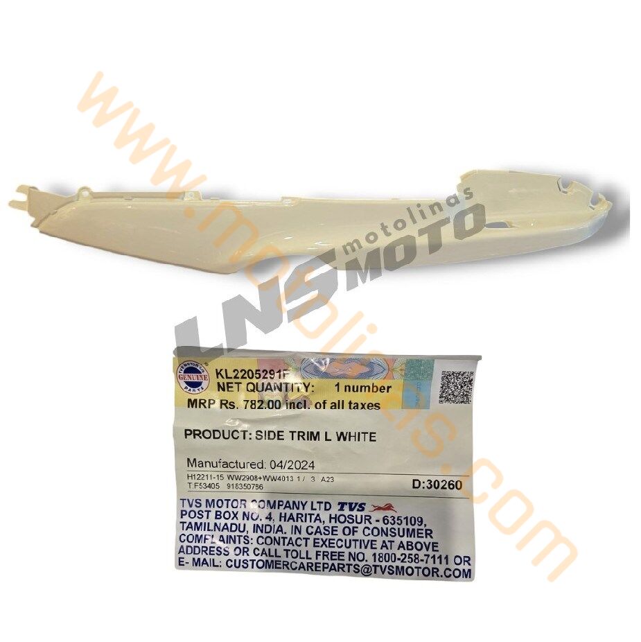 TVS Jüpiter 125 Sol Marşbiyel Beyaz Orjinal, KL2205291F