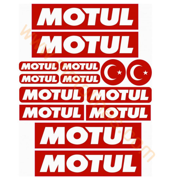 MOTUL STİCKER A4 BOYU 14 PARÇA SET LNS02 AKSEUSAR