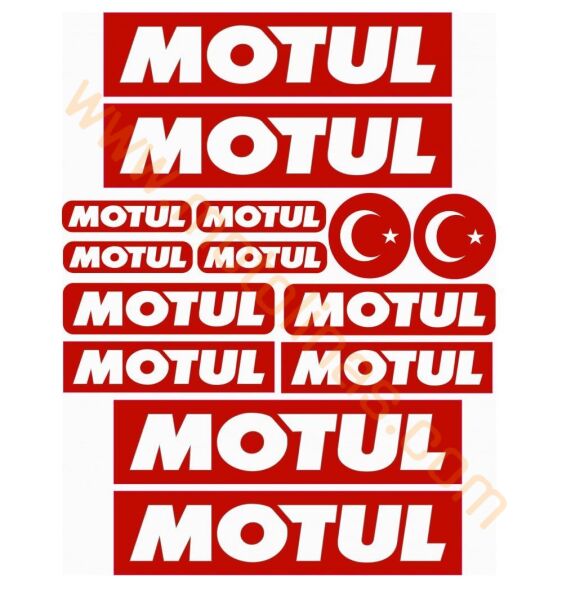 MOTUL STİCKER A4 BOYU 14 PARÇA SET LNS02 AKSEUSAR