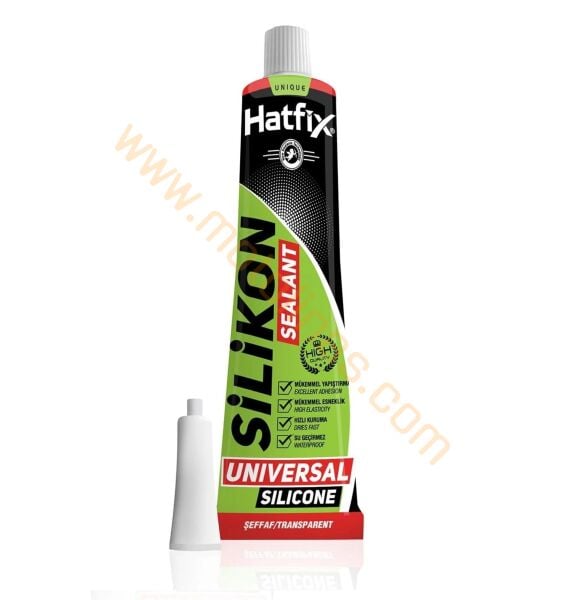 Şeffaf Silikon Tüp 50gr Çok Amaçlı Yapıştırıcı Mastik