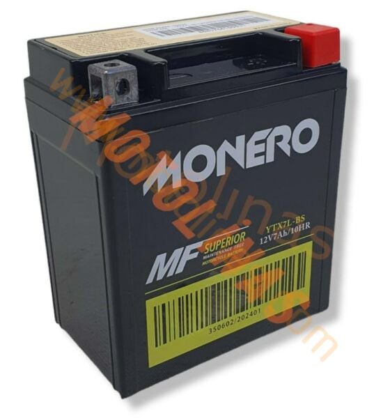 12V7Ah (Ytx7L -BS Honda Grubu [113x70x132] Monero Akü