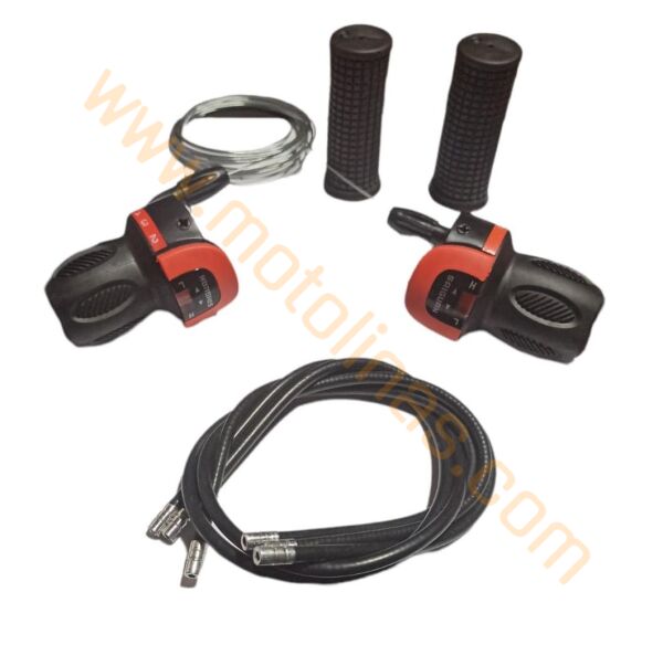 GRIP SHIFT VİTES KOLU 7 Lİ NO-INDEX KDSG-08 [SET- TEKLİ AMBALAJ] - KIRMIZI - SAIGUAN